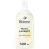 BIOLANE - Olio detergente Dermo-protettivo - Bagno Bambino - Pelle secca e sensibile - Corpo e capelli - Cura lenitiva - Senza sapone - 96% di origine naturale - 500 ml - Made in France