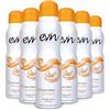 EVIN FEMME | Deodorante Donna Spray Amber, Fragranza Vaniglia Nera e Ambra, Formula Attiva per 24h, 6x150ml