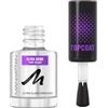 Manhattan Nail Top Coat Ultra Shine, top coat trasparente con finitura lucida per manicure di lunga durata, 12 ml