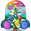 ZIMPLI - Baff Bombz Albero di Natale su Carta Regalo, Regalo di Natale, Bombe da Bagno per Calza per Bambini, Frizzanti per Ragazzi e Ragazze