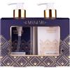 accentra Salsa - ESSENCE OF BEAUTY Set regalo per donne con sapone per le mani da 270 ml e crema per le mani da 270 ml e crema per le unghie in accattivante dispenser di sapone, idea regalo nutriente, profumo