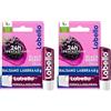 Labello Blackberry Shine Burrocacao Labbra 4.8 g, Balsamo Labbra Colorato All'Aroma Di More, Lip Balm Idratante 24H Con Ingredienti Naturali E Pigmenti Colorati (Confezione da 2)
