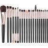 Vonsera 20 Pezzi Set Pennelli Trucco Professionale, Kit Completo con Pennello Fondotinta, Correttore e Blush, Set Pennelli Make Up per Principianti ed Esperti (Rosa Oro)