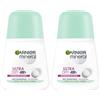 Garnier Anti-traspirante, protezione intensiva contro l'odore del corpo e l'ascella, fino a 48 ore di effetto, Mineral UltraDry, 1 x 50 ml (Confezione da 2)