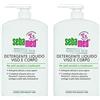 Sebamed Detergente Liquido Viso e Corpo, per Pelli Sensibili e Intolleranti, pH 5.5, 1000ml (Confezione da 2)