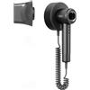 OBA Asciugacapelli hair dryer OBA-HY01PRO: Phone 500 Milioni Ioni Negativi, Brushless 120.000 RPM, Velocità flusso d'aria 75 m/s, 358g, silenzioso 54 dB, supporto parete professionale phon LUX Hotel e B&B