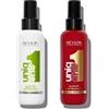 Revlon Professional UniqOne Trattamento per Capelli Senza Risciaquo, All in One, Profumazione Classica 150ml + Tè Verde 150ml, 2 Pezzi