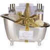 Accentra - COSY MOMENTS Set da bagno e doccia in oro - Set regalo per il relax per le donne per il compleanno o il Natale - Set regalo e cura con mini vasca decorativa