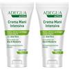 Adegua Active, Crema Mani Intensiva, Nutriente e Protettiva, con Aloe Vera e Olio di Mandorla, Nutriente e Idratante, Dermatologicamente Testata - 75 ml (Confezione da 2)