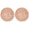 Rimmel London Cipria, 010 Warm Honey, 14 g (Confezione da 2)