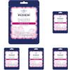 Acqua alle Rose, Maschera Viso in Tessuto Lenitiva Idratante Intensiva con Estratto di Rosa Chinensis, Ideale per le Pelli Sensibili o Secche, con Vitamina B5 Lenitiva, Nutre e Reidrata, Monouso 1 pz