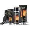 Bottega Verde - Set Regalo Uomo Nero d'Ambra con Beauty, Shampodoccia 200 ml, Schiuma da Barba 200 ml e Balsamo Dopobarba 20 ml, Fragranza Legni Pregiati, Idea Regalo