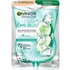 Garnier SkinActive Maschera Viso in Tessuto Hyaluronic Cryo Jelly, Anti-Fatica con Acido Ialuronico, Mentolo e Glicerina, Formula Effetto Ghiaccio, 27 g (Confezione da 5)
