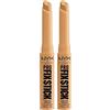 NYX Professional Makeup Correttore in Stick, Attenua, Corregge e Illumina, Tenuta fino a 12h, Arricchito con Acido Ialuronico, Pro Fix Stick, Tonalità: Classic Tan, 1,6 g (Confezione da 2)