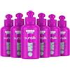 Sunsilk, Crema Lisciante & Districante Liscio Perfetto, Crema Capelli Senza Risciacquo Anti Crespo, Formula con 7% LISS-ALIGN COMPLEX con Biotina, Olio di Argan e Vitamina C, 6 Pezzi da 200 ml