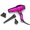 Diva Pro Styling Ultima 5000 Pro Asciugacapelli Professionale Con Condizionamento Ionico, 2200 W, Rosa - 1 Unità
