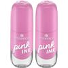 Essence Cosmetics ESSENCE GEL NAIL COLOUR ESMALTE DE UÑAS 47 PINK INK (Confezione da 2)