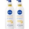 NIVEA Q10 Crema Corpo Idratante Rassodante 400 ml, Crema rassodante corpo con Coenzima Q10 Puro e Vitamina C, Crema idratante corpo 72h per pelli normali per una pelle più tonica ed elastica