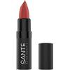 SANTE Naturkosmetik Lipstick 03 Blissful Terra, rossetto, effetto opaco, con burro di cacao biologico, pigmentazione intensa, 4,5 g