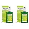 Weleda Deodorante Spray Limone, fresco profumo e 24h di efficace protezione, con puri oli essenziali naturali di limone e litsea-cubeba, senza sali d'alluminio (1X100 ml) (Confezione da 2)
