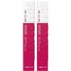 Maybelline New York Rossetto Matte SuperStay Matte Ink, Tinta Labbra a Lunga Tenuta, Colore Intenso e Vibrante, No Transfer, Artist (120), 5 ml (Confezione da 2)