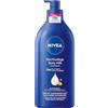 NIVEA Ricco latte per il corpo, crema nutriente intensa con acido ialuronico puro, olio di mandorle e siero per la cura profonda, lozione per la pelle secca (625 ml) (Confezione da 2)