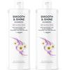 by Amazon, Shampoo Smooth & Shine, 2 x 400 ml