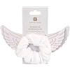 Talking Tables Confezione 1 Elastico per Capelli Bianco Angelico Glamour Natale Regalo Styling Donna Poliestere 14,5 cm
