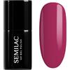 Semilac Smalto UV A711 Crimson Sand 7 ml - Smalto gel ad alta copertura in rosso lampone