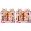 Accentra - Set doccia da donna Honey Jasmine in bella confezione regalo - Set di 4 pezzi con gel doccia e lozione per il corpo - Set regalo benessere per San Valentino, festa della mamma e Natale