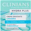 CLINIANS | Hydra Plus Crema Viso Idratante Leggera, Dermatologicamente Testato, Made in Italy, 50 ml