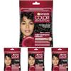 Garnier Color Shampoo Retouch Colorazione Permanente Castano Scuro - 100% copertura capelli bianchi - dura fino a 4 settimane (Confezione da 4)
