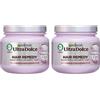 Garnier Ultra Dolce Maschera Lisciante, Per Capelli Lunghi, Effetto Illuminante, 1 Minuto di Posa, Con Infuso di Acqua di Riso & Amido, 97% di Origine Naturale, Senza Siliconi, Hair Remedy, 340 ml