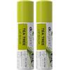 Dr.Organic Tea Tree Balsamo Labbra 5,7 ml (Confezione da 2)