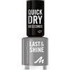 MANHATTAN Last & Shine, smalto per unghie ad asciugatura rapida, vegano e senza esperimenti sugli animali, a lunga durata, finitura ultra brillante, 8 ml, confezione da 230 pezzi in pietra