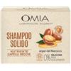 Omia, Shampoo Solido all'Argan del Marocco per Capelli Secchi, Formula Nutriente, Senza Siliconi e Coloranti, Adatta a Tutti i Tipi di Pelle. 50ml