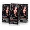 SYOSS Permanent Color 3-3 Violino Intenso, tintura per capelli e maschera intensiva con cheratina per una copertura professionale dei capelli grigi, colore duraturo e cura intensiva, confezione da 3