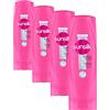 Sunsilk, Balsamo Scintille di Luce, Balsamo Idratante e Districante per Capelli Luminosi, Formula Arricchita con 6% Cera-Gloss Complex con Ceramide, Olio di Jojoba e Collagene, 200ml (Confezione da 4)