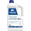 SANITEC igiene sicura Sanitec, Luxor Blue Iris, Crema di Sapone Profumata Idratante con Glicerina e Antibatterico, Deterge le Mani Lasciandole Fresche e Pulite, pH 5,5, Dermatologicamente Testato, Made in Italy, 5L 5000ml