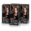 SYOSS Permanent Color 6-1 Biondo Scuro, tintura per capelli e maschera intensiva con cheratina per una copertura professionale dei capelli grigi, colore duraturo e cura intensiva, confezione da 3