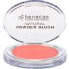 Benecos - natural beauty 91181 fard in polvere - pressato - con olio di ricino biologico - salmone sassy