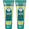 GEOMAR | Scrub Corpo Doccia, Purificante, 2 in 1 Esfolia e Deterge, Uso Quotidiano, 95% di Origine Naturale, Formula Vegan, Dermatologicamente Testata, Made in Italy, 250 ml (Confezione da 2)