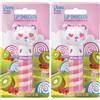 Lip Smacker - Lippy Pal Swirl Gloss Collection - Gattino Lucidalabbra per Bambini - Gusto Kiwi - Lucidalabbra per Bambine con Teneri Animali - Gattino Pezzo Singolo (Confezione da 2)