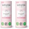 Weleda Deodorante Stick 24h Sensitive, Deodorante solido per 24h di protezione, formula senza alcool, 100% di origine naturale (1x50g) (Confezione da 2)