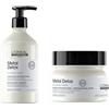 L'Oréal Professionnel Paris Kit Shampoo + Maschera Ristrutturante per Tutti i Tipi di Capelli Danneggiati, Rischio di Rottura Ridotto, Colore Protetto, Senza Solfati, Metal Detox, 500ml + 250ml
