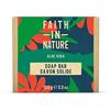 Faith In Nature Saponetta Naturale all'Aloe Vera, Lenitiva, Vegana e Cruelty Free, Senza SLS e Parabeni, 100 g