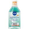 NIVEA Derma Skin Clear Acqua Micellare 400 ml, Struccante viso e occhi con 5% siero con PHA, Acido Salicilico e Niacinamide, Detergente viso, occhi e labbra senza risciacquo per pelle grassa e mista