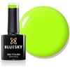 Bluesky Smalto gel per unghie, verde lime, Neon20, brillante, verde, lime, neon, lunga durata, resistente alle scheggiature, 10 ml (richiede asciugatura con lampada UV LED)