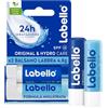 Labello Bipack Classic Care e Labello Hydro Care Burrocacao labbra 2 x 4.8 g, Balsamo Labbra in confezione doppia, Duo balsamo idratante burrocacao protezione solare SPF 15