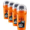 L'Oréal Paris Men Expert Thermic Resist - Deodorante Uomo Roll On Anti-Traspirante - 50 Ml (Confezione da 4)